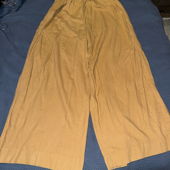 aerie Pants - Aerie Oversized Light Brown Wide Leg Pants Size Large